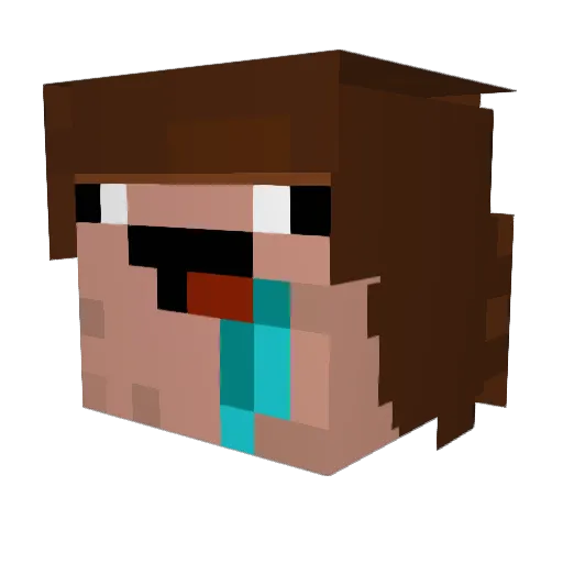 JailBreakJ4ck Minecraft avatar head, 3D render