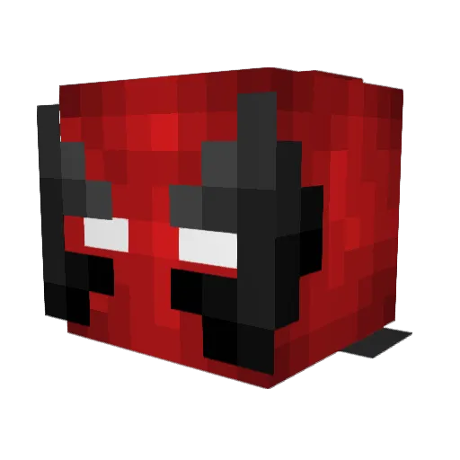 Jaim3z Minecraft avatar head, 3D render