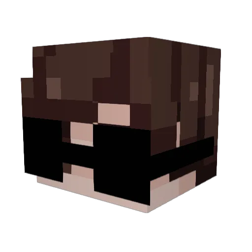 JaimeAN Minecraft avatar head, 3D render