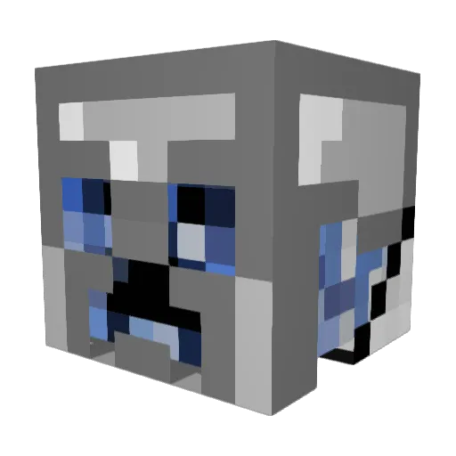 JaimeJW Minecraft avatar head, 3D render