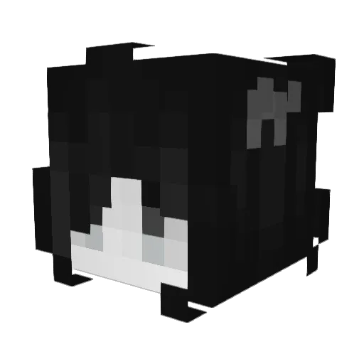 Jaimemonmari Minecraft avatar head, 3D render