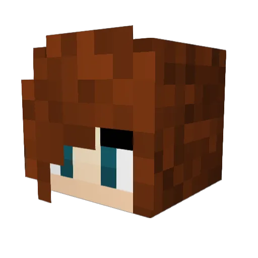 Jaimers93 Minecraft avatar head, 3D render
