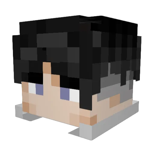 Jaimie0106 Minecraft avatar head, 3D render