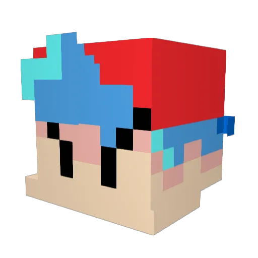 JairoLin1108 Minecraft avatar head, 3D render