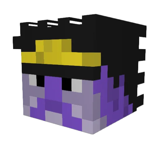 Jairochives Minecraft avatar head, 3D render