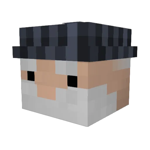 Jaiza17 Minecraft avatar head, 3D render
