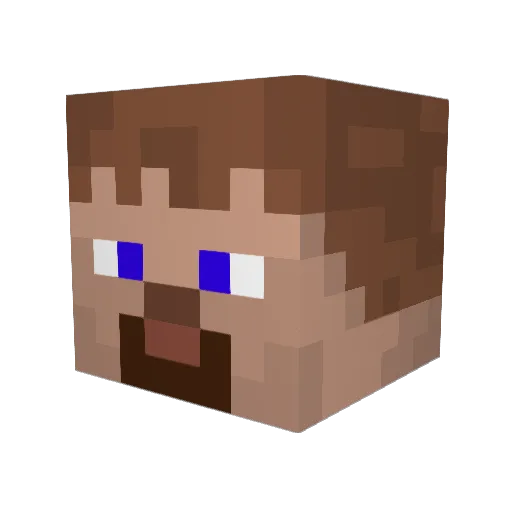JajaGijBegon Minecraft avatar head, 3D render