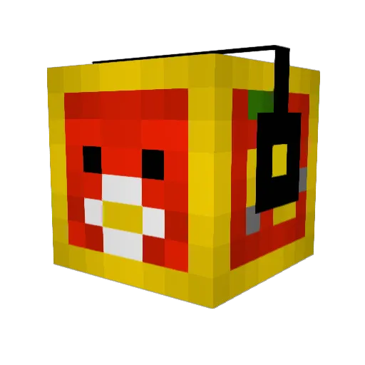 JajaPizza Minecraft avatar head, 3D render