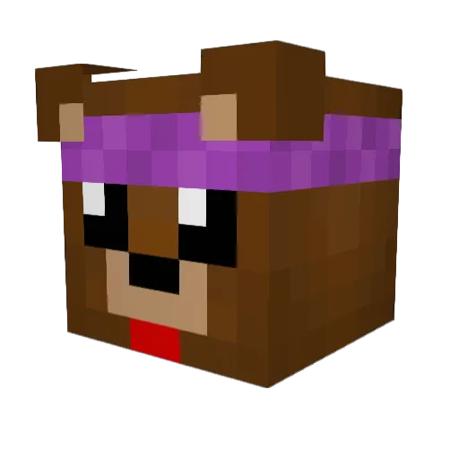 JakDymSiwyDym Minecraft avatar head, 3D render