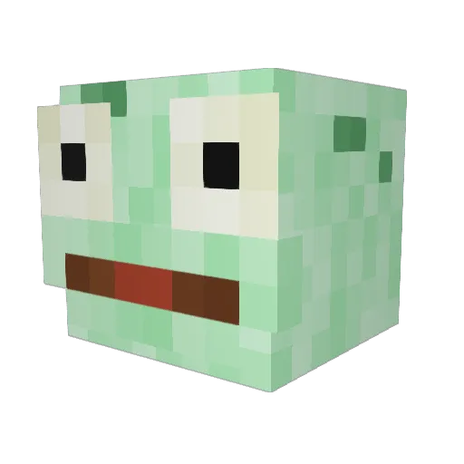 JakTheirin Minecraft avatar head, 3D render
