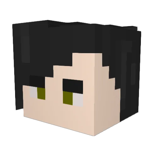 Jak_Dilan Minecraft avatar head, 3D render