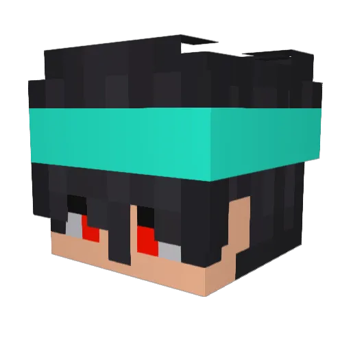 Jakabo26 Minecraft avatar head, 3D render