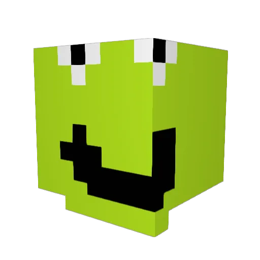 Jake1304 Minecraft avatar head, 3D render