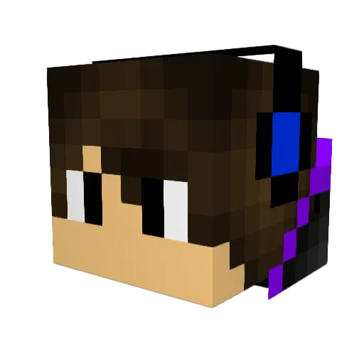 Jake20049 Minecraft avatar head, 3D render