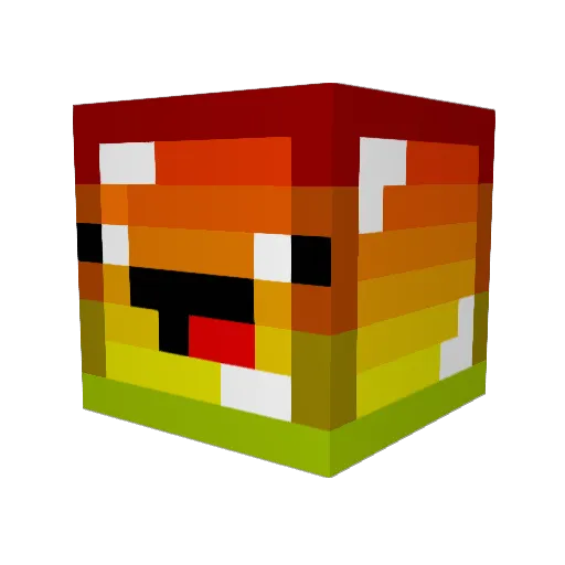 Jake2Guud Minecraft avatar head, 3D render