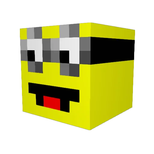 Jake30A Minecraft avatar head, 3D render