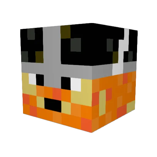 Jake4141 Minecraft avatar head, 3D render