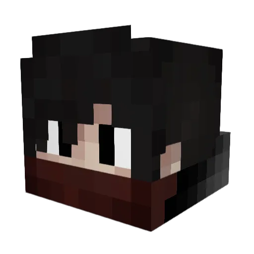 Jake7869 Minecraft avatar head, 3D render