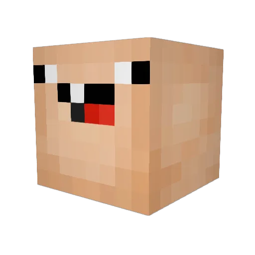 JakeBP Minecraft avatar head, 3D render