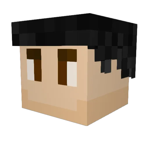 JakeBlunt Minecraft avatar head, 3D render