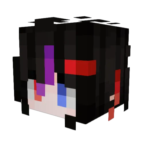JakeBubble9 Minecraft avatar head, 3D render