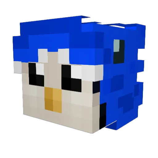 JakeDasnake80 Minecraft avatar head, 3D render