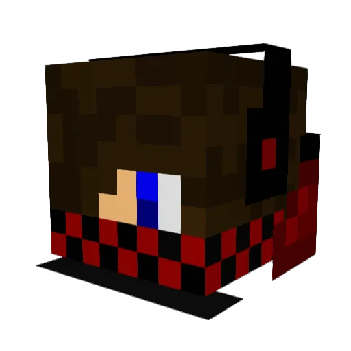 JakeDoesMc Minecraft avatar head, 3D render