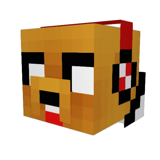 JakeElPerro Minecraft avatar head, 3D render