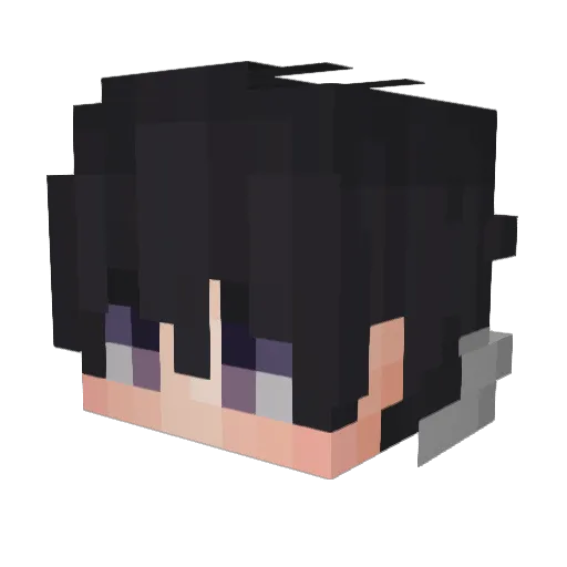JakeHys Minecraft avatar head, 3D render