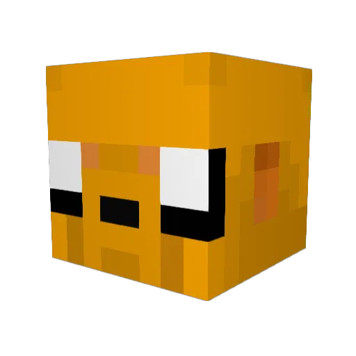 JakeJitsu Minecraft avatar head, 3D render