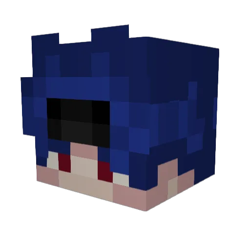 JakeLeip Minecraft avatar head, 3D render