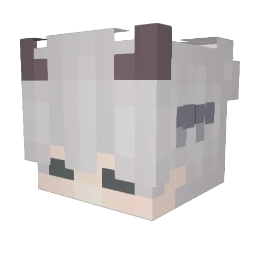 JakeLockley Minecraft avatar head, 3D render
