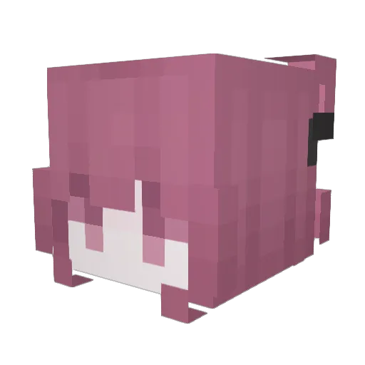 JakeLoverBeksie Minecraft avatar head, 3D render