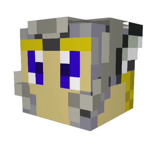 JakeMcMac Minecraft avatar head, 3D render
