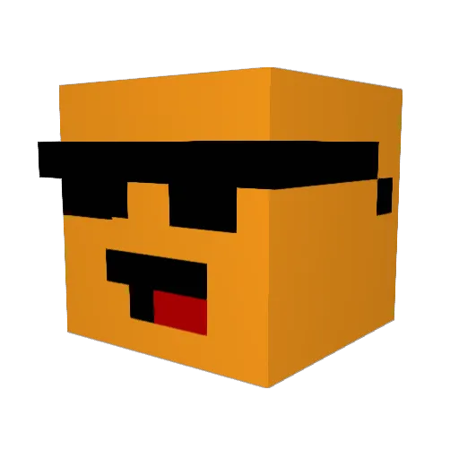 JakeOxendine Minecraft avatar head, 3D render