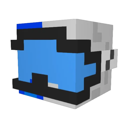 JakeSnail Minecraft avatar head, 3D render