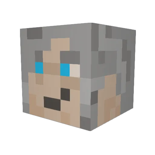 JakeSteel1212 Minecraft avatar head, 3D render