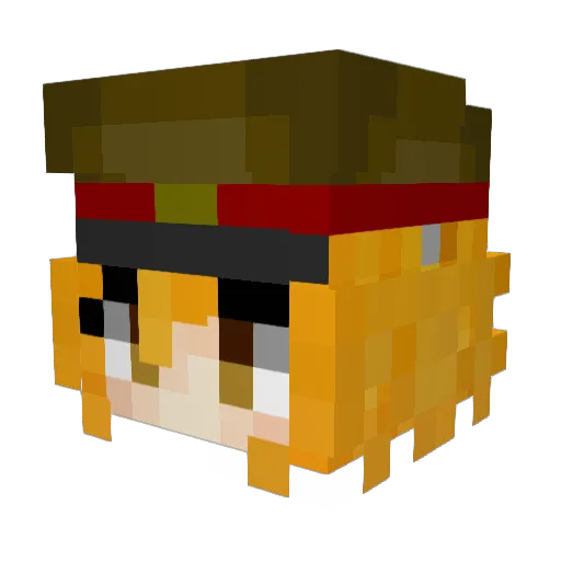 JakeSvelI Minecraft avatar head, 3D render