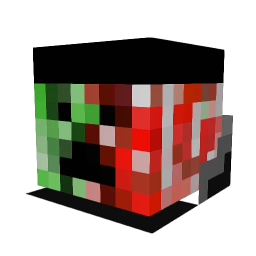JakeSyd Minecraft avatar head, 3D render