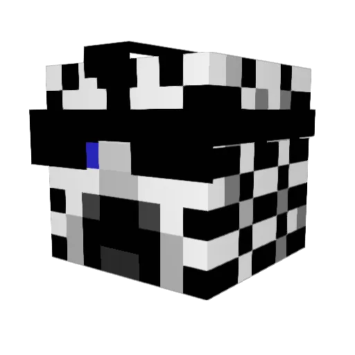 Jake_157 Minecraft avatar head, 3D render