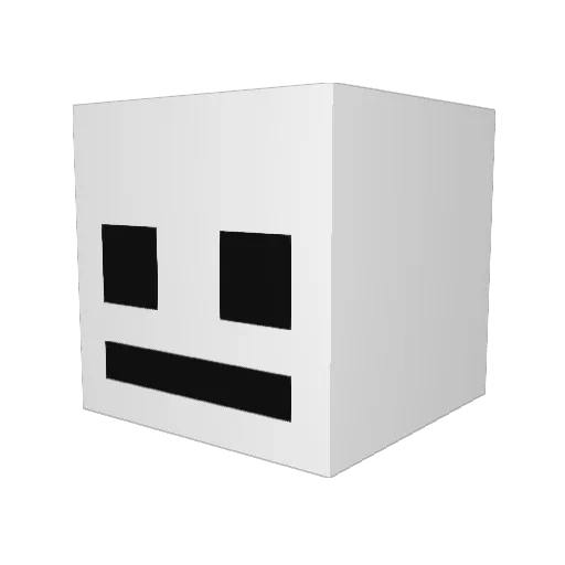 Jake_3105 Minecraft avatar head, 3D render