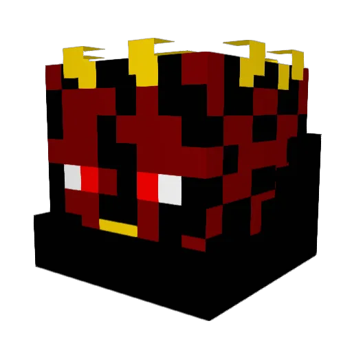 Jake_Morch Minecraft avatar head, 3D render