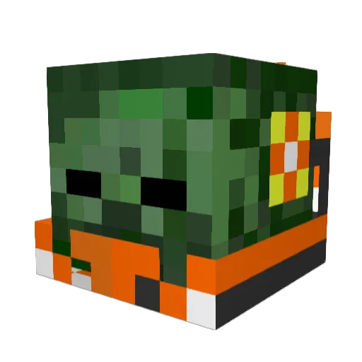 Jake_SVK Minecraft avatar head, 3D render