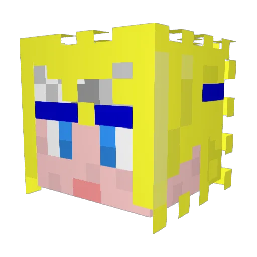 Jakecraft12899 Minecraft avatar head, 3D render