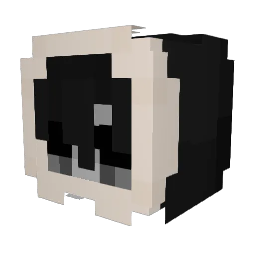 Jakeeh_ Minecraft avatar head, 3D render