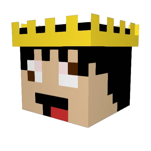 JakersTheSnakers Minecraft avatar head, 3D render