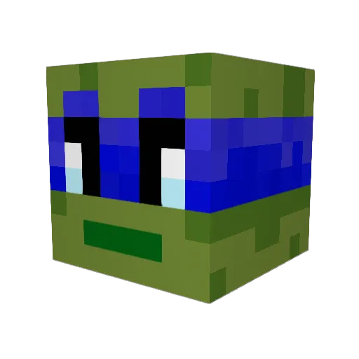 Jakerss123 Minecraft avatar head, 3D render