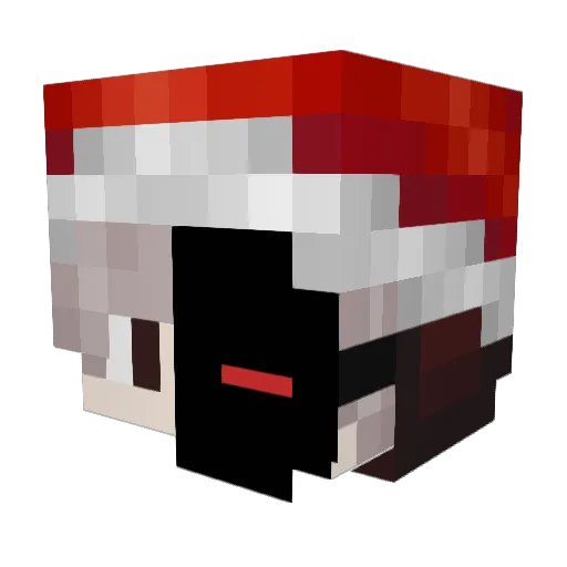 Jakesta28 Minecraft avatar head, 3D render