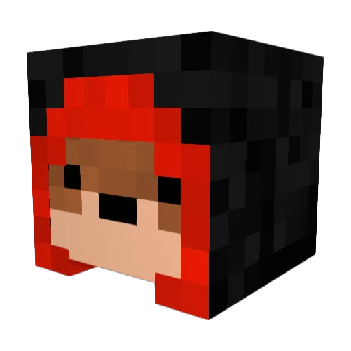 Jakester2011 Minecraft avatar head, 3D render