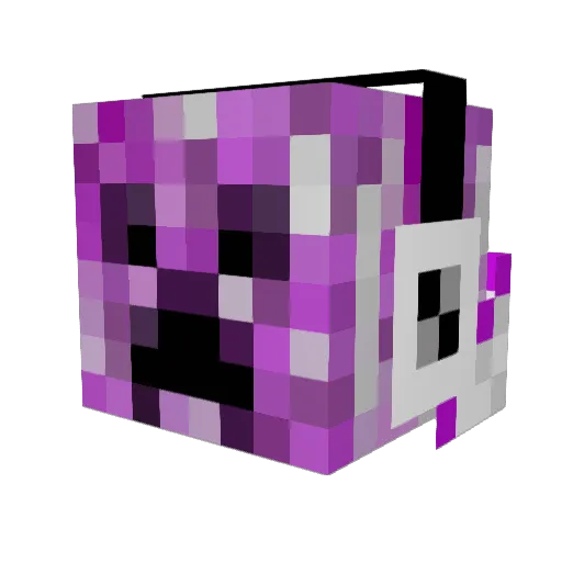 Jakethemoss Minecraft avatar head, 3D render